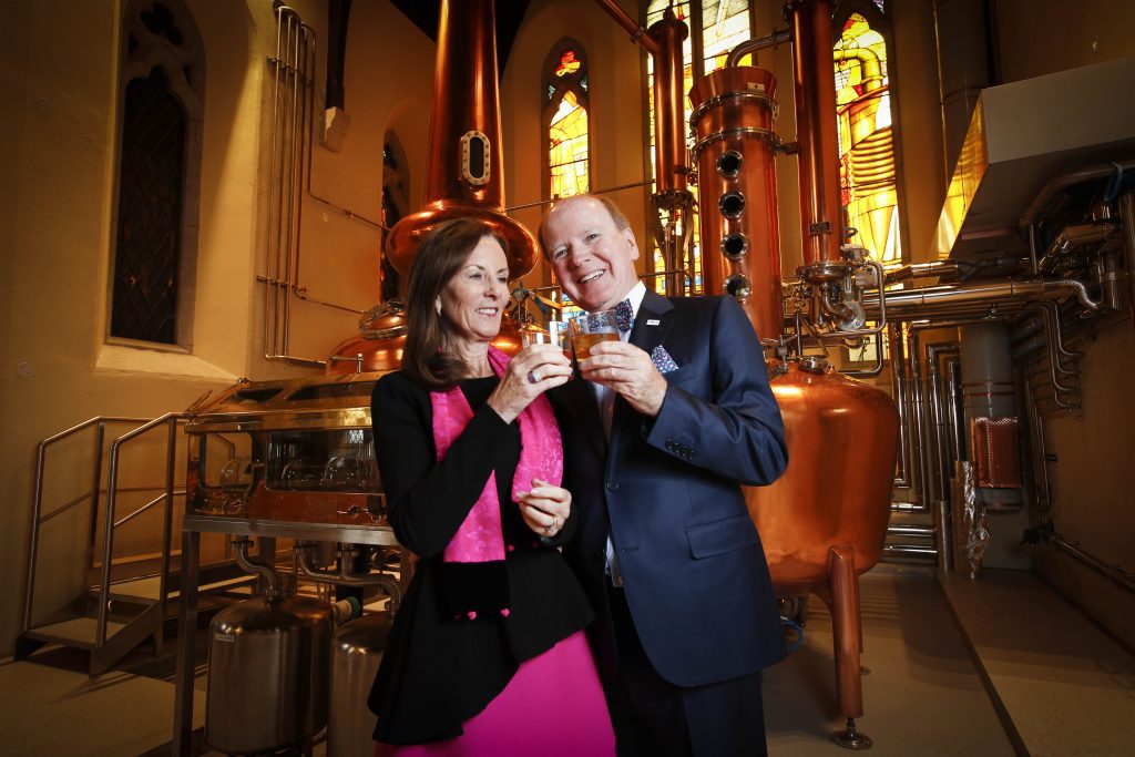 Dr Pearse and Deirdre Lyons Pearse Lyons Distillery