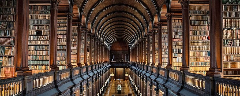 the book of kells library long room